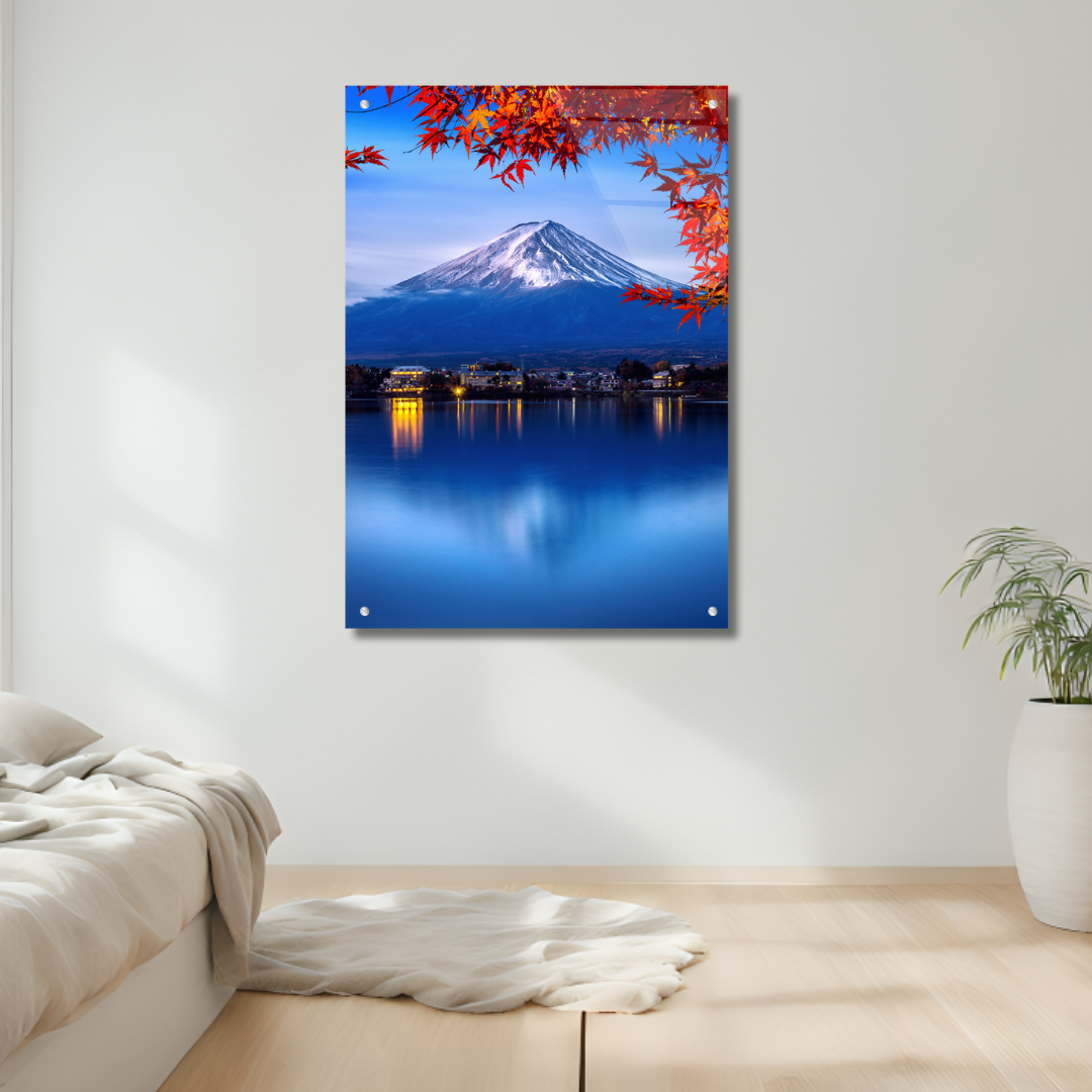 Mt Fuji - Glass Wall Art