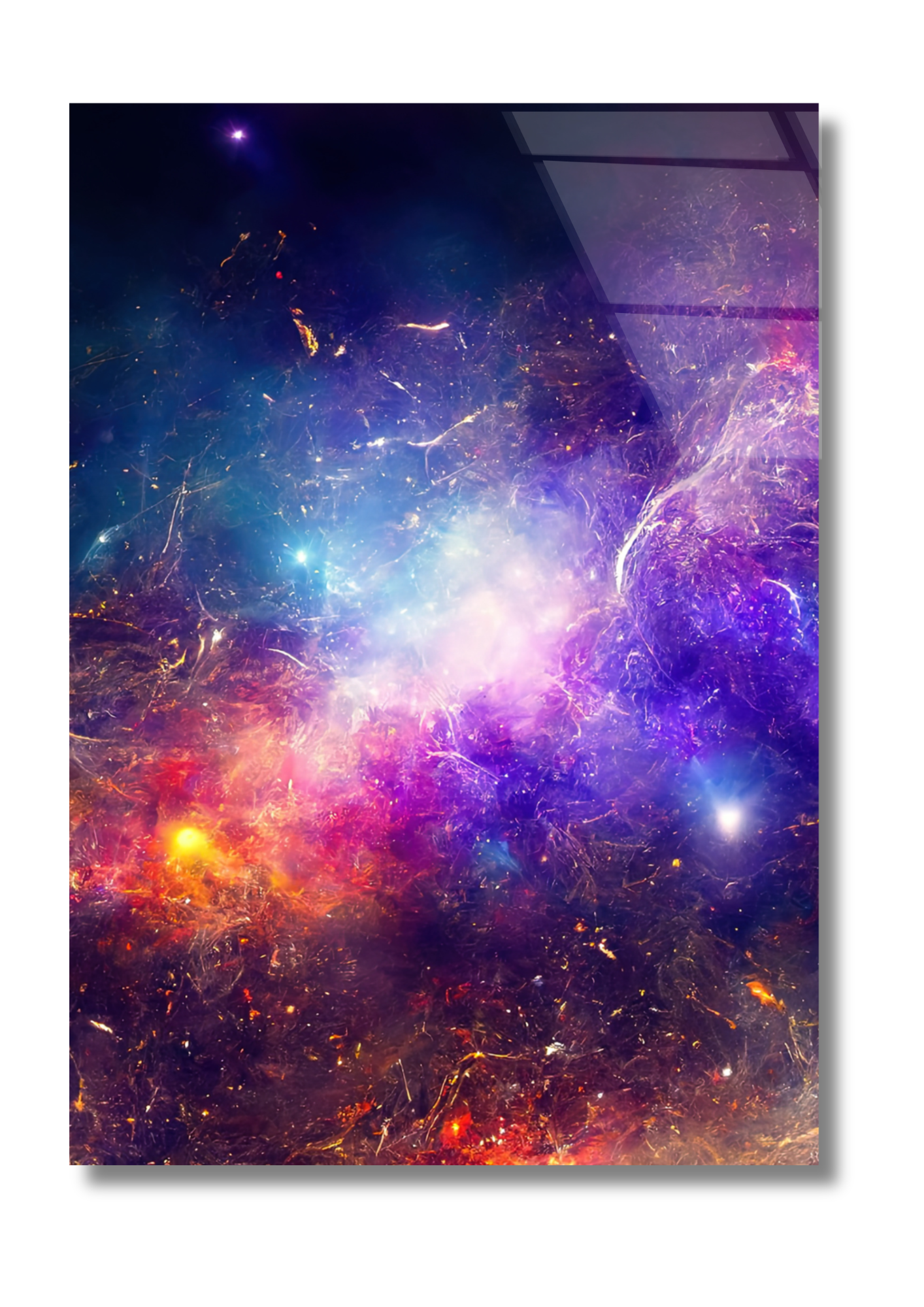 Cosmos - Glass Wall Art