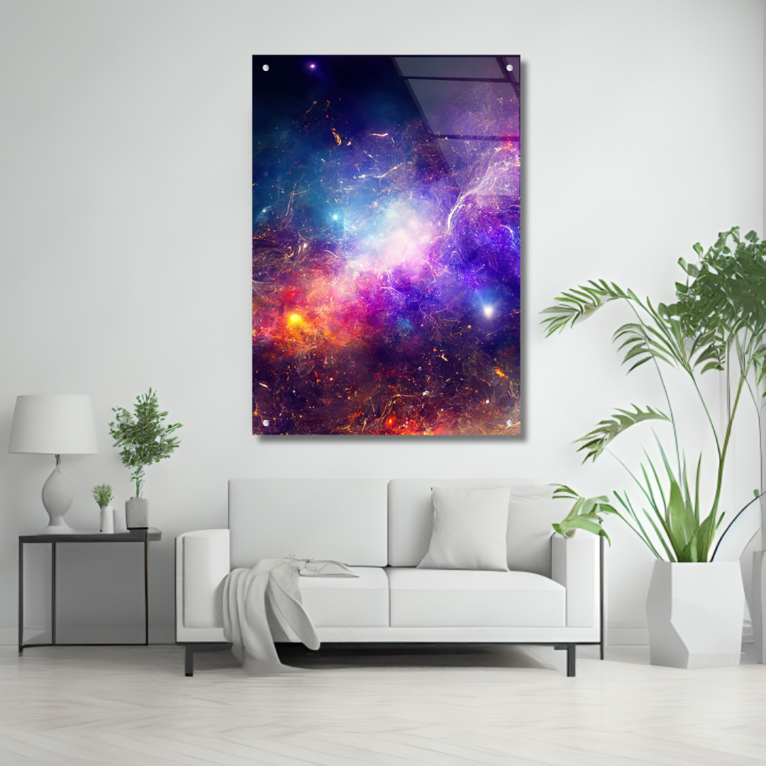 Cosmos - Glass Wall Art