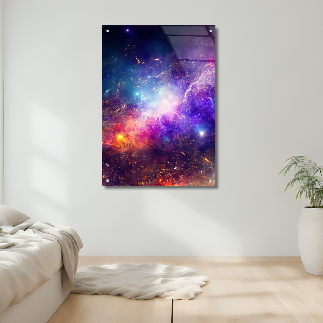 Cosmos - Glass Wall Art