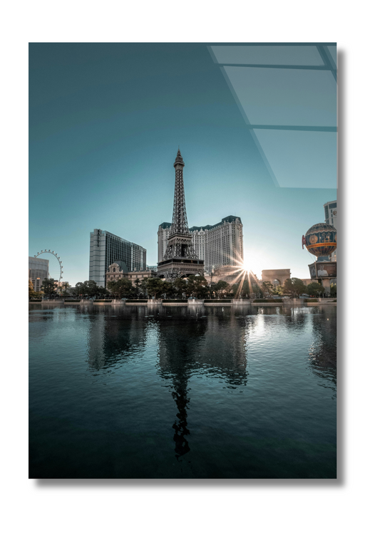 Las Vegas - Glass Wall Art