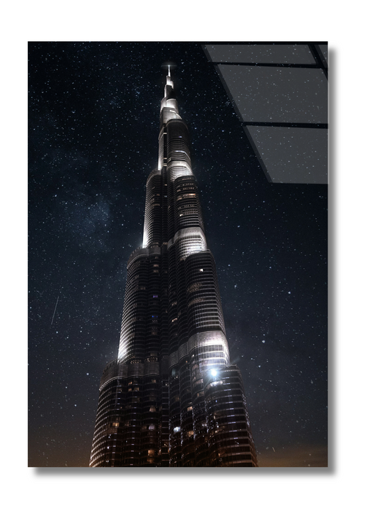 Burj Khalifa - Glass Wall Art