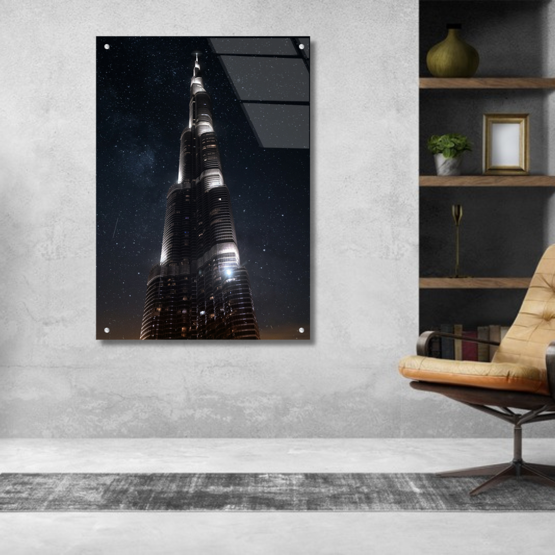 Burj Khalifa - Glass Wall Art