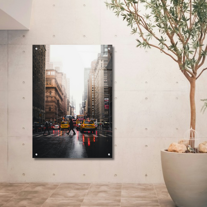 New York City - Glass Wall Art