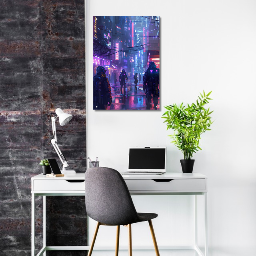 2077 - Glass Wall Art