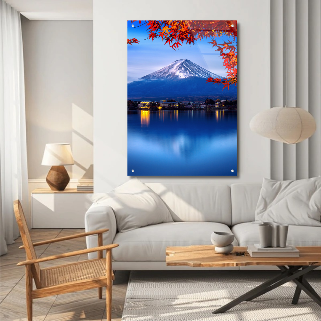 Mt Fuji - Glass Wall Art