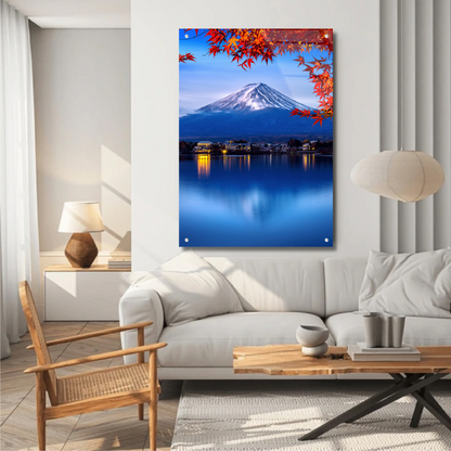 Mt Fuji - Glass Wall Art