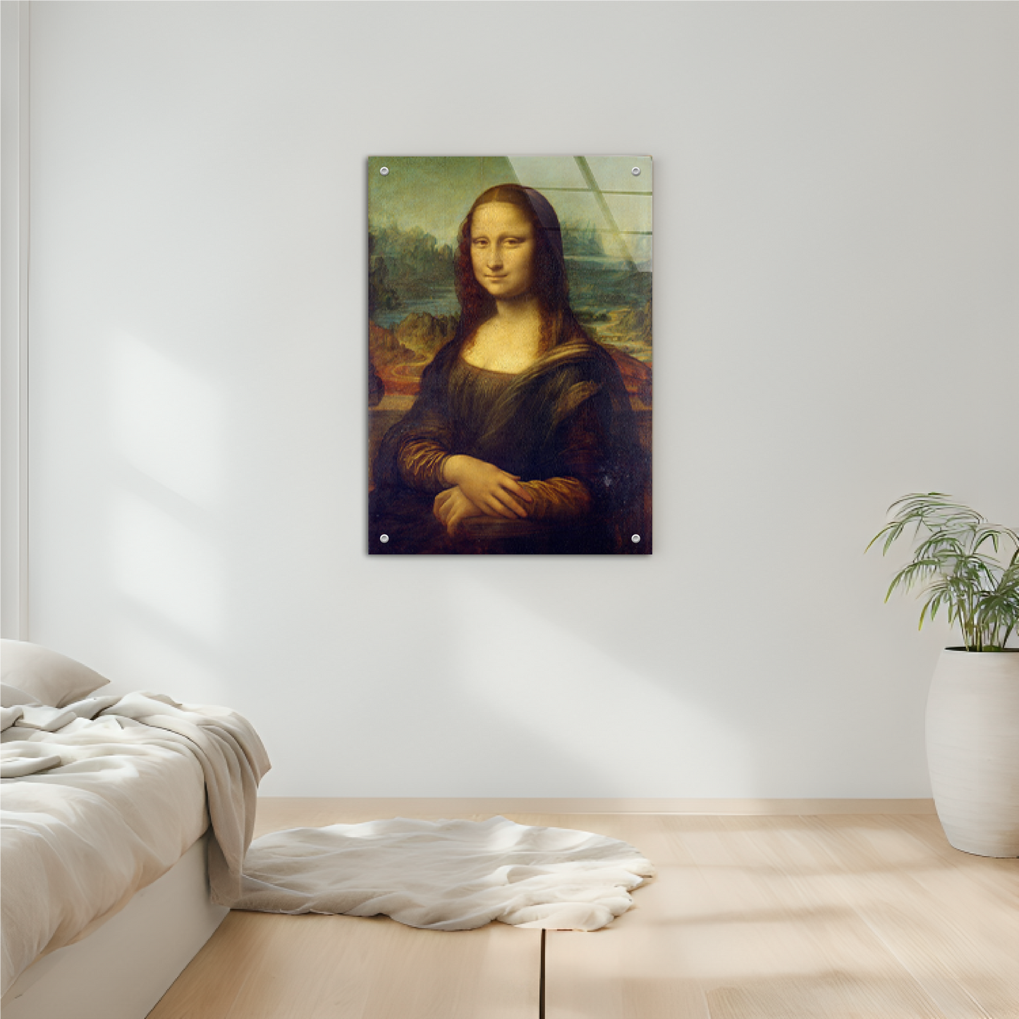 Mona Lisa - Glass Wall Art