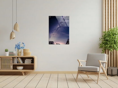 Starry Sky - Glass Wall Art