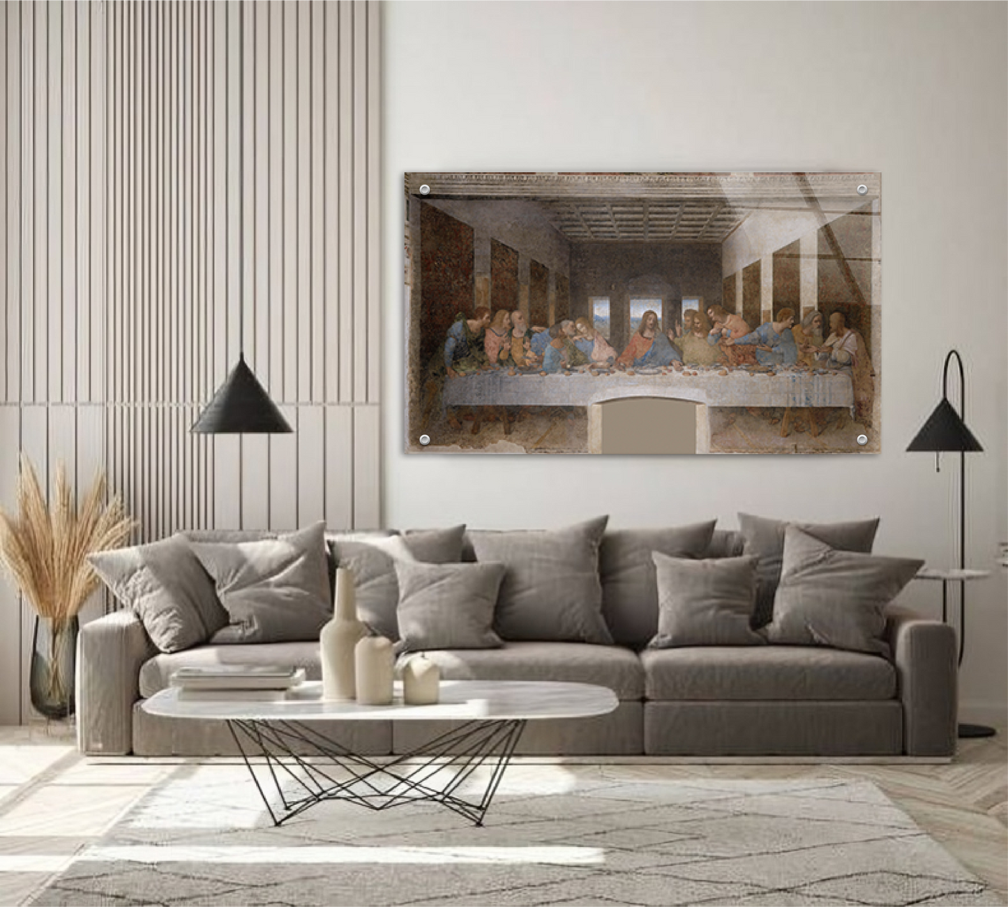 The Last Supper - Glass Wall Art